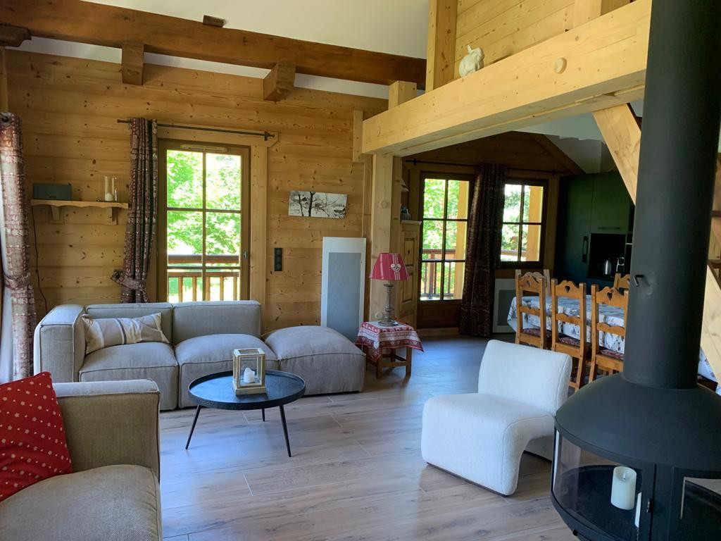 SALON - CHALET ALPEN ROC - LA GRAND VY VALLOIRE - VALLOIRE RESERVATIONS