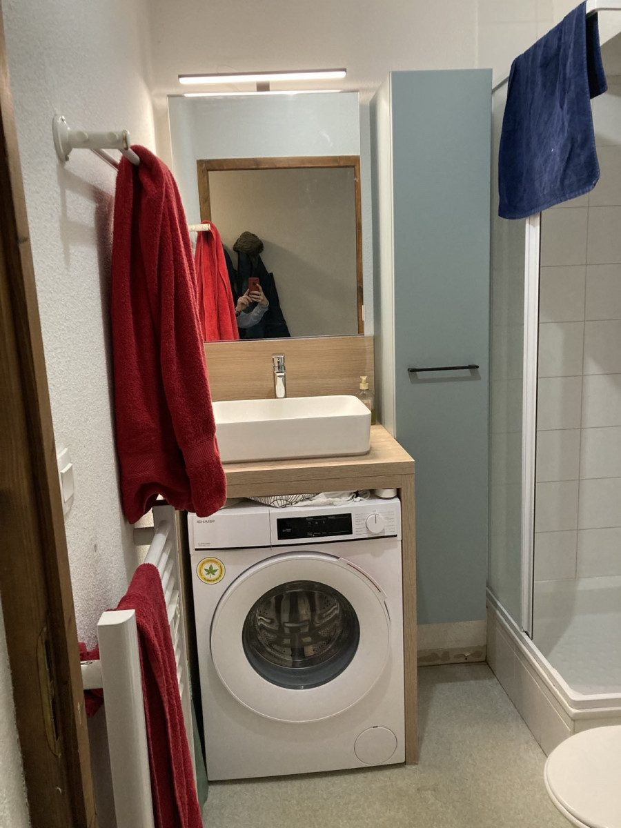 SALLE D'EAU - LES VALMONTS APPARTEMENT DAPHNE 53 - LES CHARBONNIERES VALLOIRE