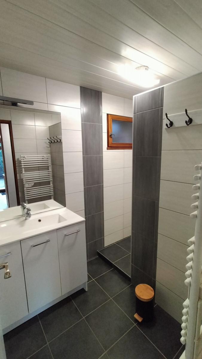 SALLE D'EAU - CHALET CHEZ ZEBULON- VALLOIRE LA BORGE SALLE D'EAU - CHALET CHEZ ZEBULON- VALLOIRE LA BORGE