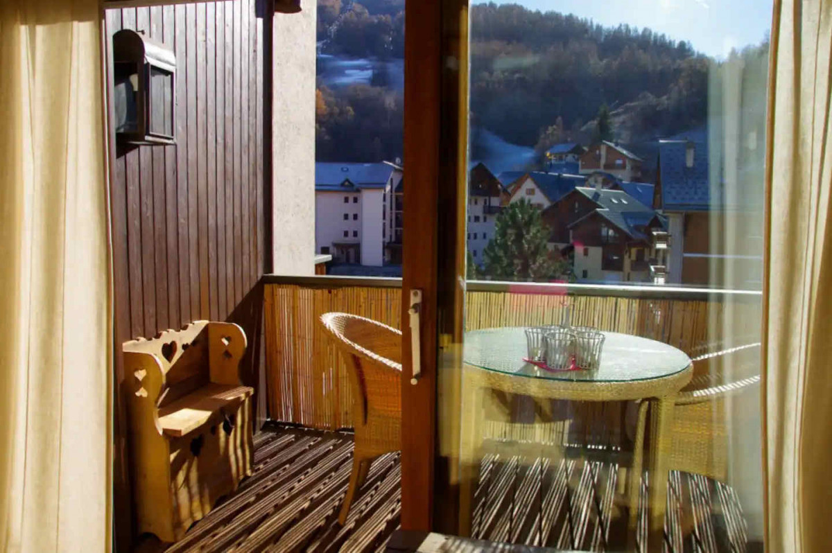 BALCON- APPARTEMENT LE PRAZ 24 - VALLOIRE CENTRE BALCON- APPARTEMENT LE PRAZ 24 - VALLOIRE CENTRE