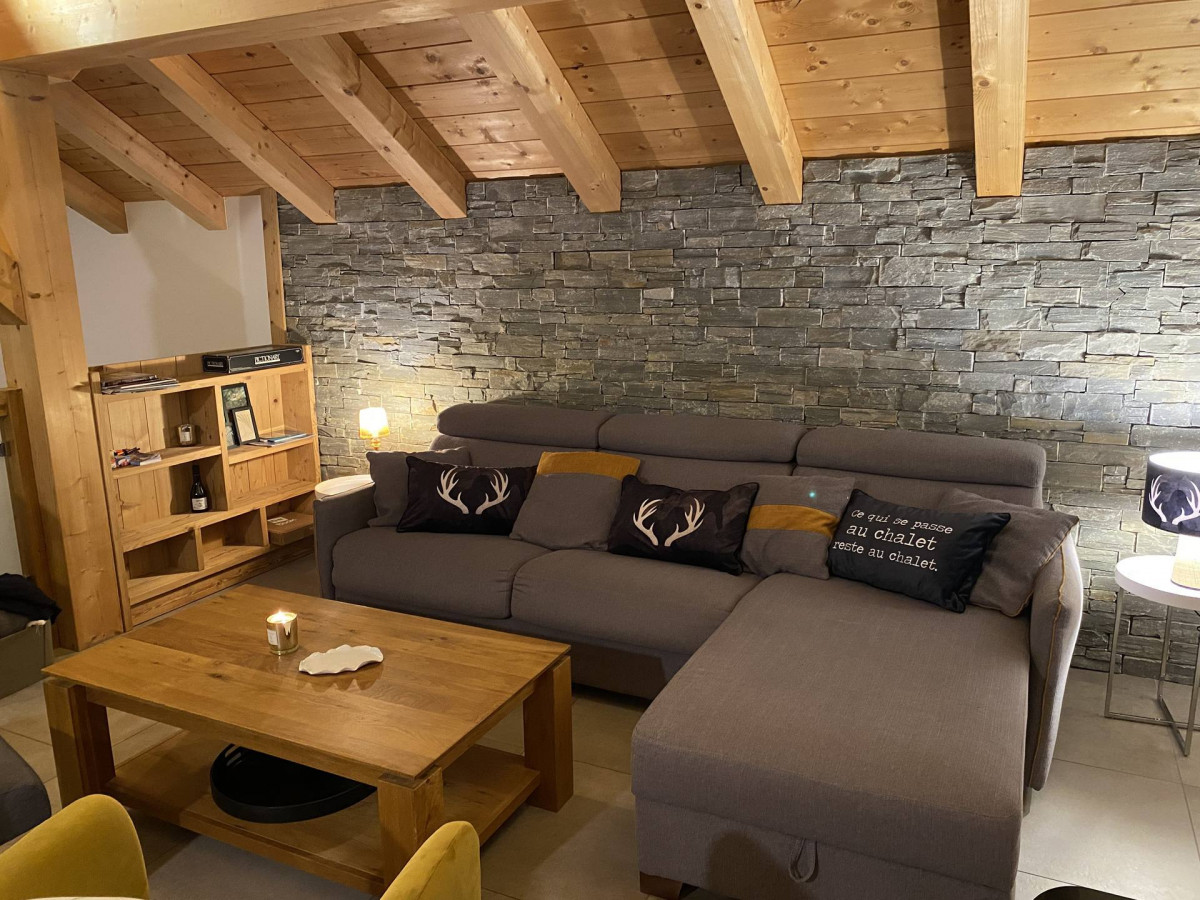 SALON - CHALET ARPITA - HAMEAU SERROZ VALLOIRE - VALLOIRE RESERVATIONS