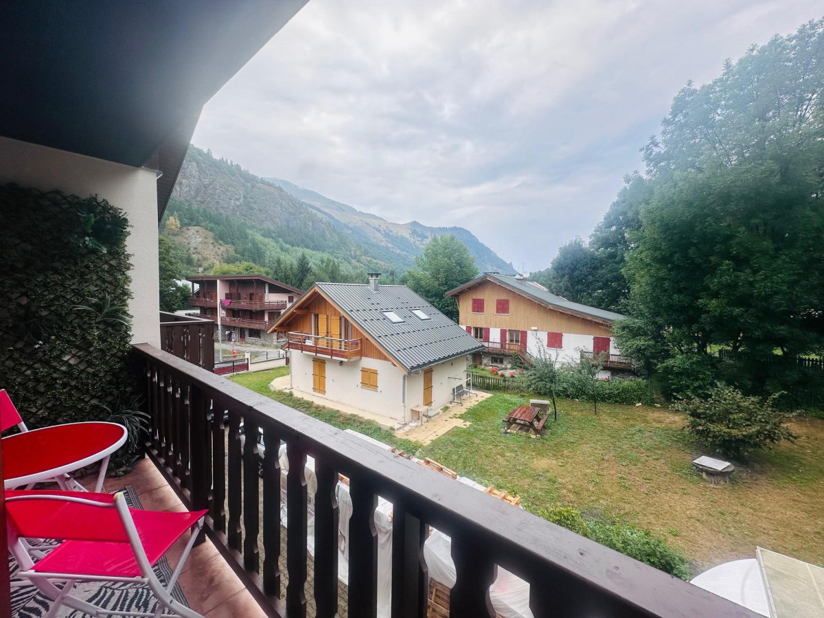 VUE DU BALCON  - STUDIO ALTAIR 117 - VALLOIRE CENTRE LE CLOS DES ETOILES