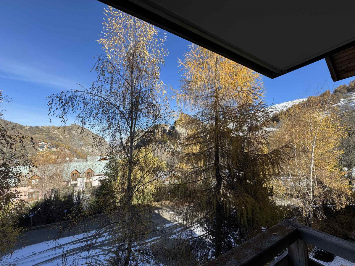 BALCON VUE HIVER - APPARTEMENT CHALETS GALIBIER 2 N° 313 - MOULIN BENJAMIN - VALLOIRE