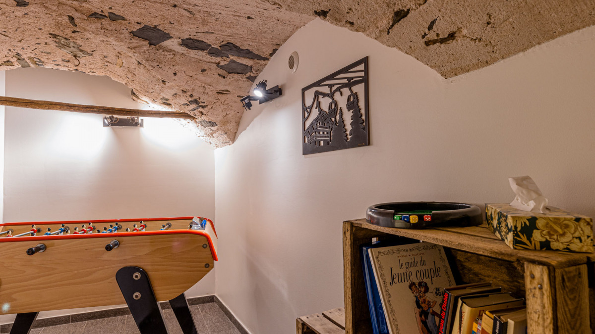 SALLE DE JEUX - APPARTEMENT CLOS FONTAINE LE REFUGE - HAMEAU LE COL VALLOIRE