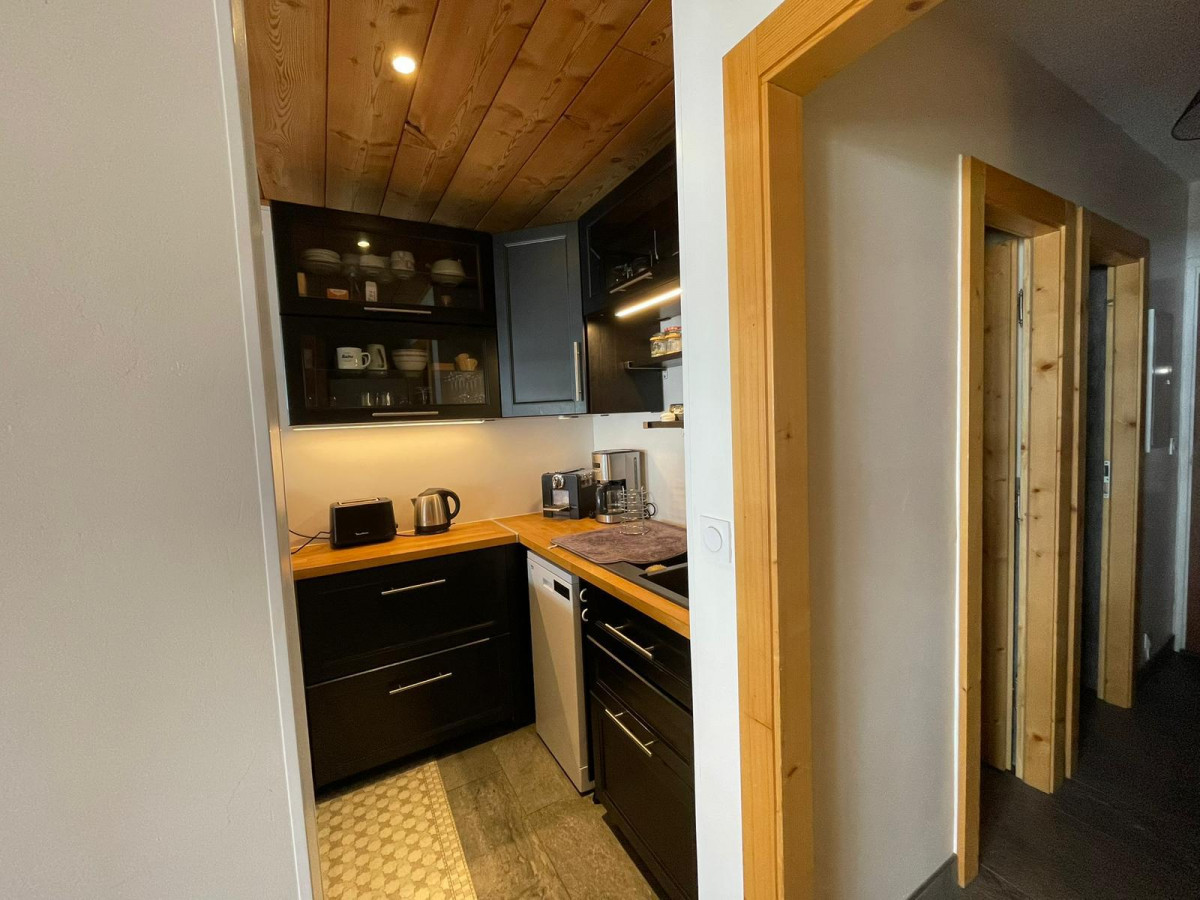 CUISINE - VIEUX MOULIN APPARTEMENT B22 - VALLOIRE CENTRE CUISINE - VIEUX MOULIN APPARTEMENT B22 - VALLOIRE CENTRE