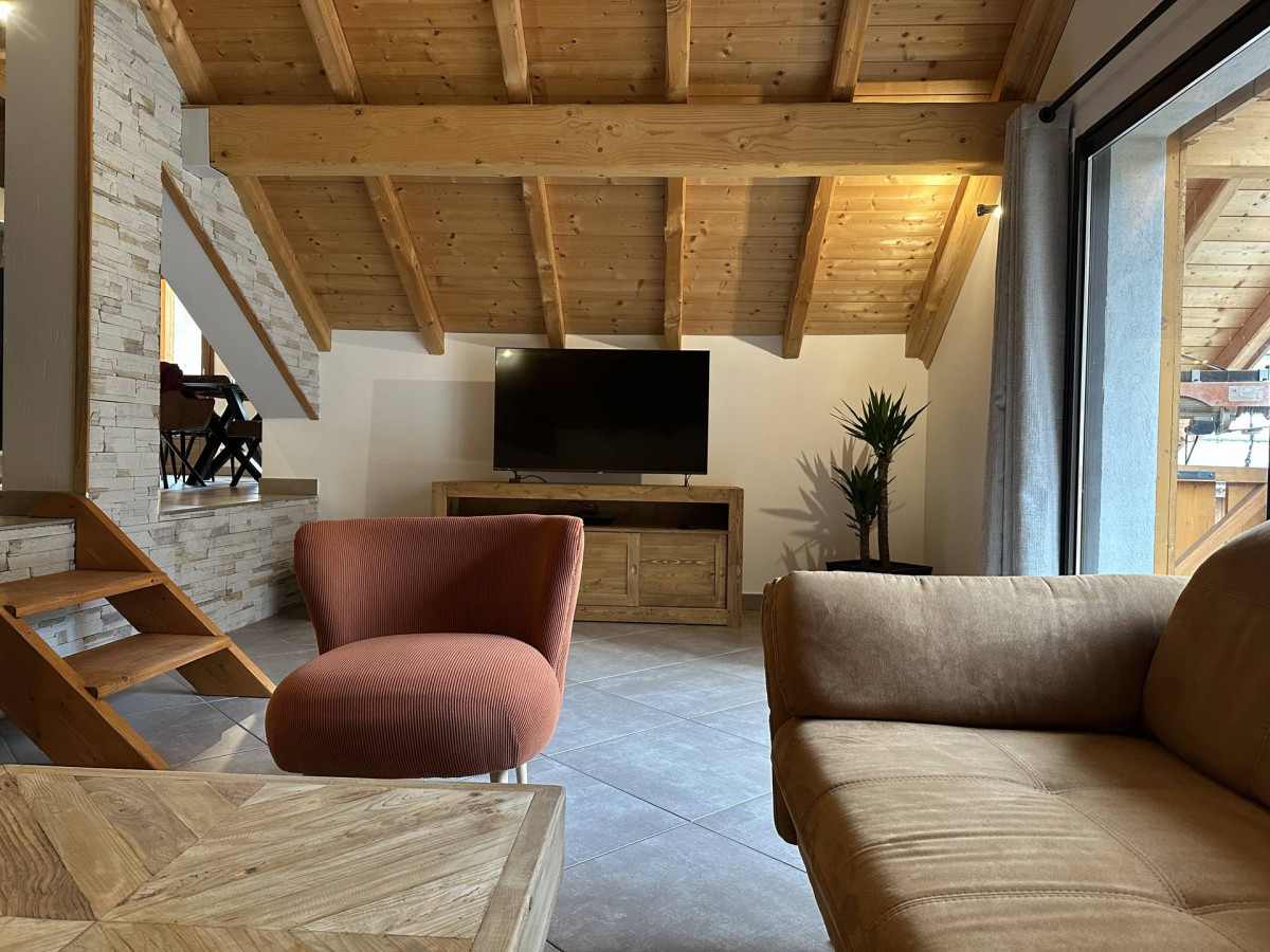 SALON - APPARTEMENT LES CROËS - VALLOIRE MOULIN BENJAMIN - VALLOIRE RESERVATIONS