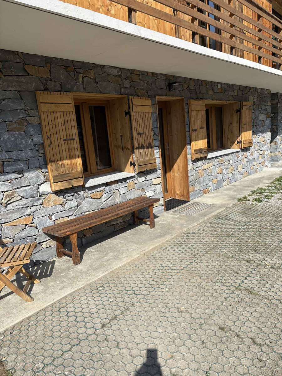 EXTERIEUR RDC - CHALET LES MARMOTTES - APPARTEMENT RDC - VALLOIRE CENTRE