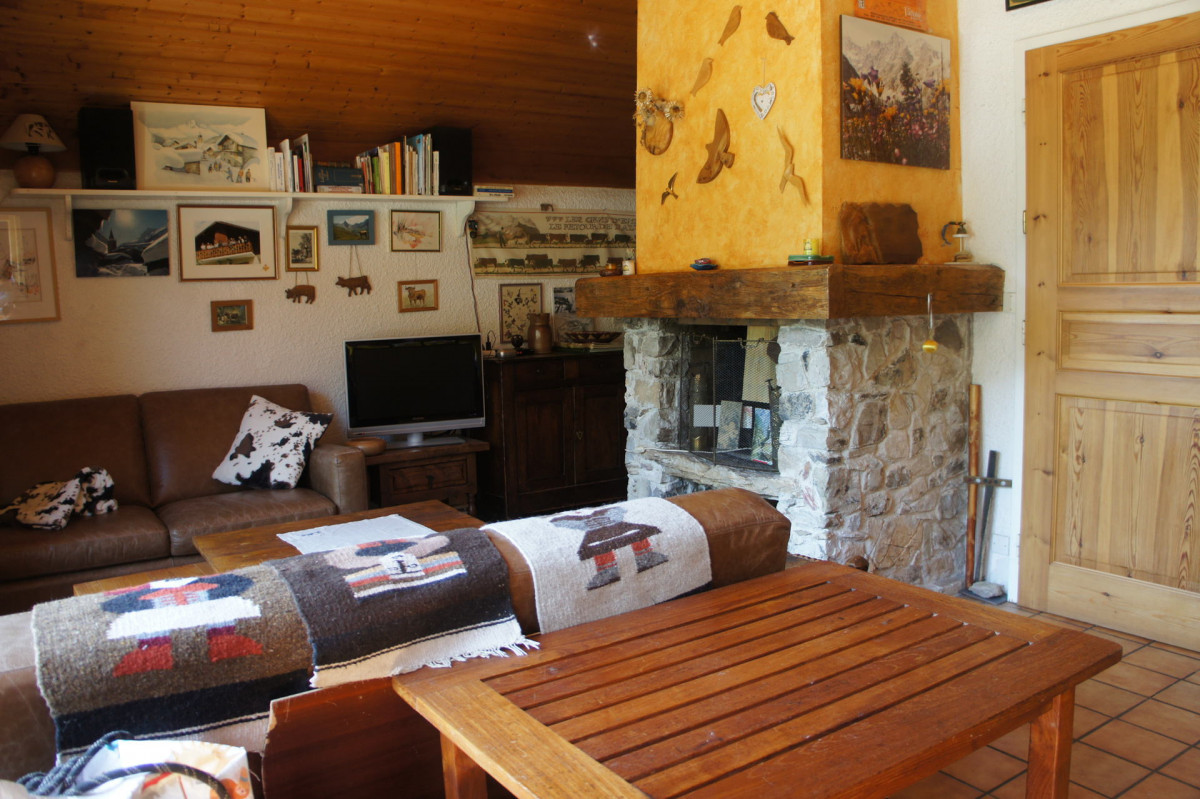 SALON - CHALET LES AROLLES C - LES VERNEYS VALLOIRE - VALLOIRE RESERVATIONS