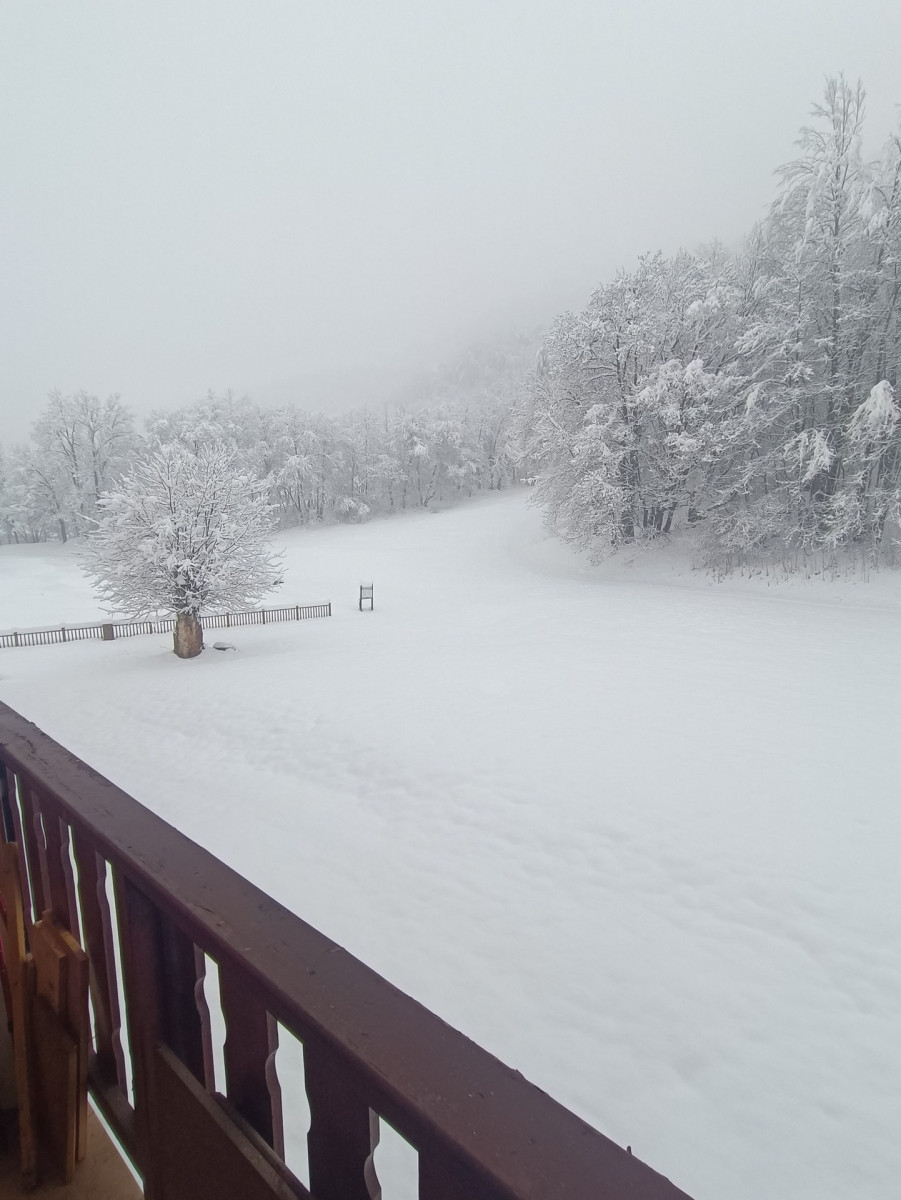VUE BALCON HIVER - STUDIO BETELGEUSE 66 - LE CLOS DES ETOILES VALLOIRE CENTRE