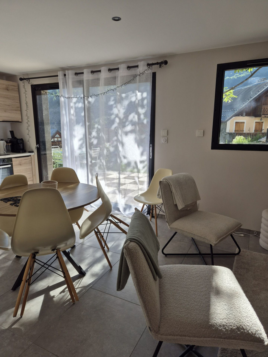 SALLE A MANGER/  SEJOUR - APPARTEMENT 3 PIECES LA CASSES BAS - VALLOIRE RESERVATIONS