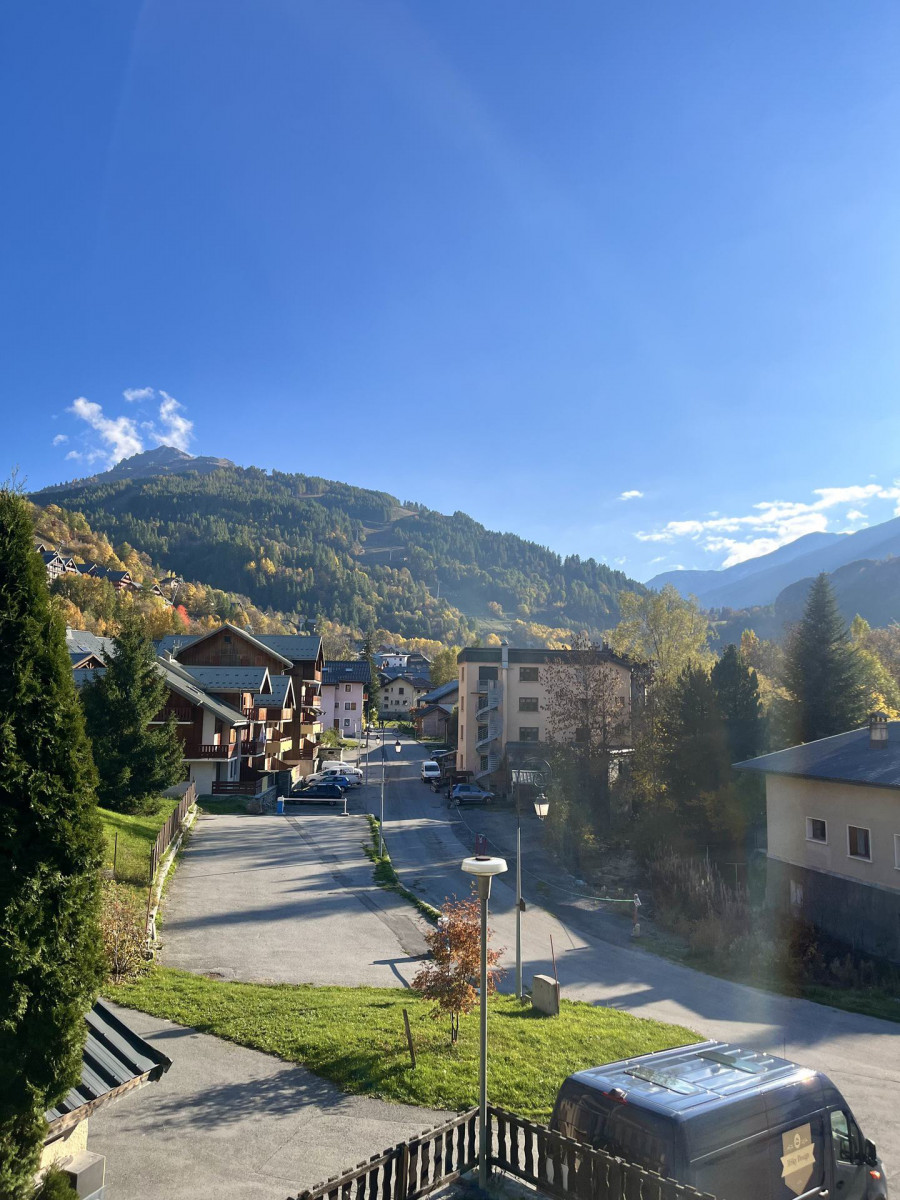 VUE DU BALCON - APPARTEMENT LES EDELWEISS 5 - LES PLANS VALLOIRE