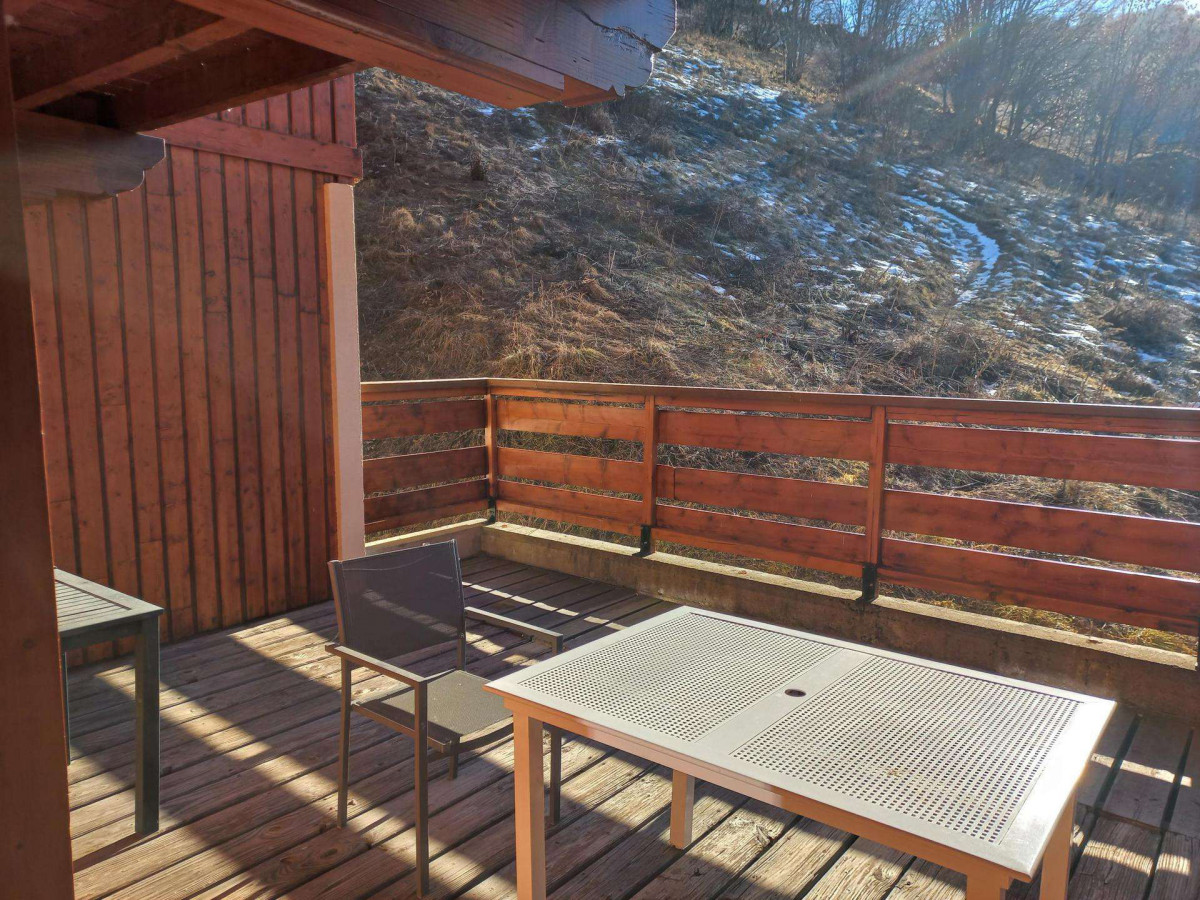 TERRASSE - APPARTEMENT DRYADE 002 - VALLOIRE LES CHARBONNIERES