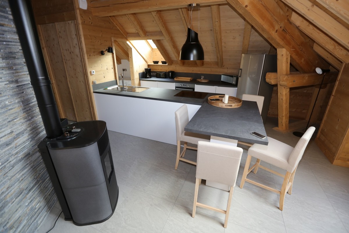 Cuisine - Chalet Epinette n°301 - Résidence L'Epinette - Valloire