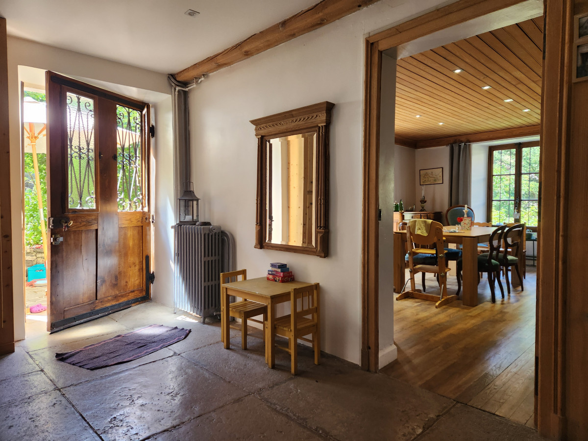 Entrée jardin - Maison les mésanges de Tigny - Valloire