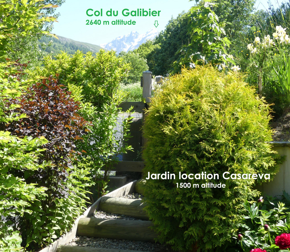 JARDIN - CASAREVA - VALLOIRE LE SERROZ - VALLOIRE RESERVATIONS