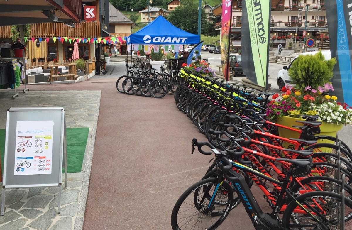 Rent of bike valloire