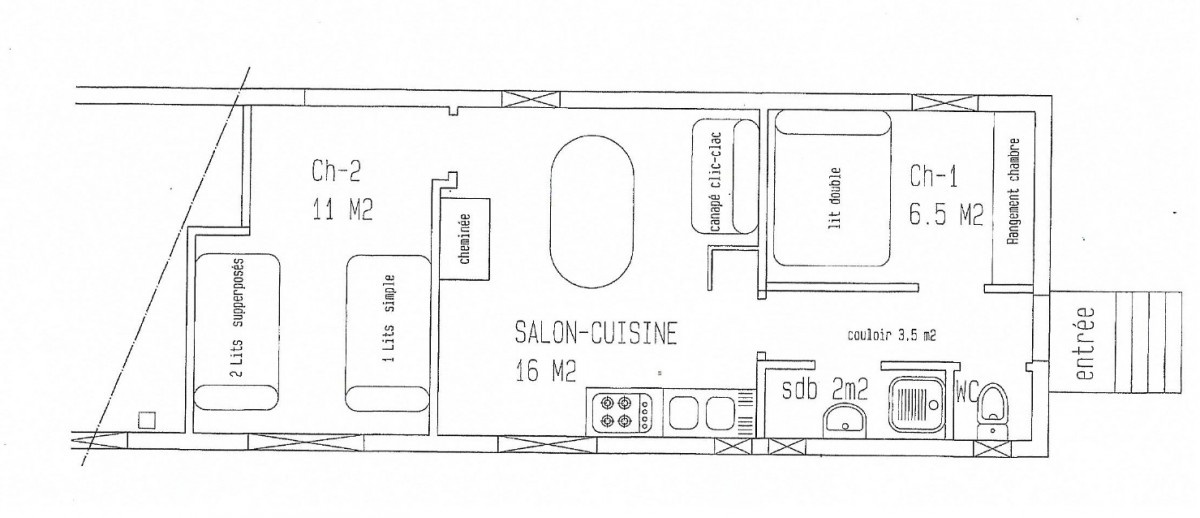 PLAN CHALET LE VALLON N°2