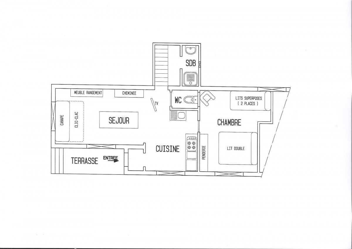 Plan - Chalet Le Vallon - Valloire