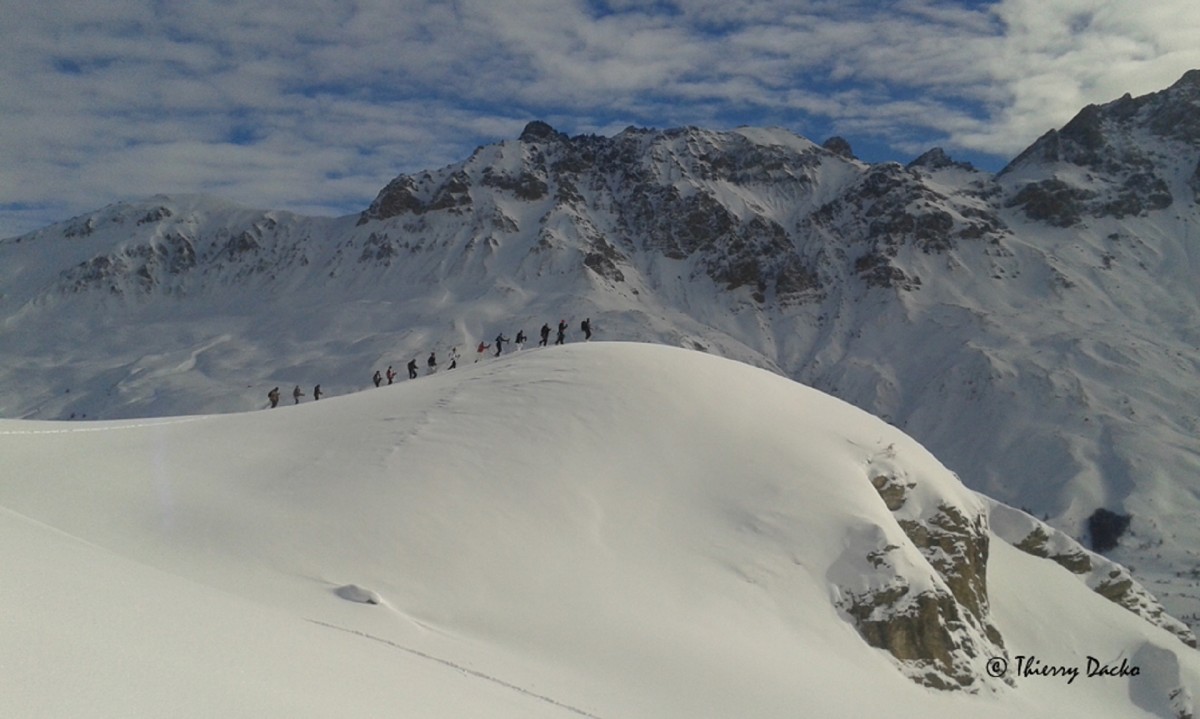 randonnée raquettes valloire