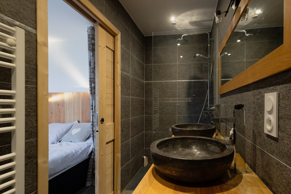 Salle d'eau Suite Parentale 1 - Clos Fontaine 10 personnes - Le Col - Valloire