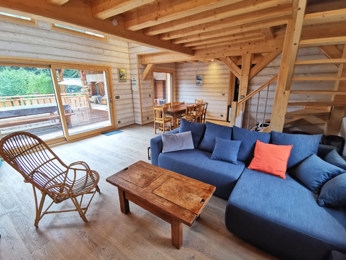 LOUNGE AREA /  LIVING ROOM - CHALET DE PIEWO - VALLOIRE MOULIN BENJAMIN - VALLOIRE RESERVATIONS