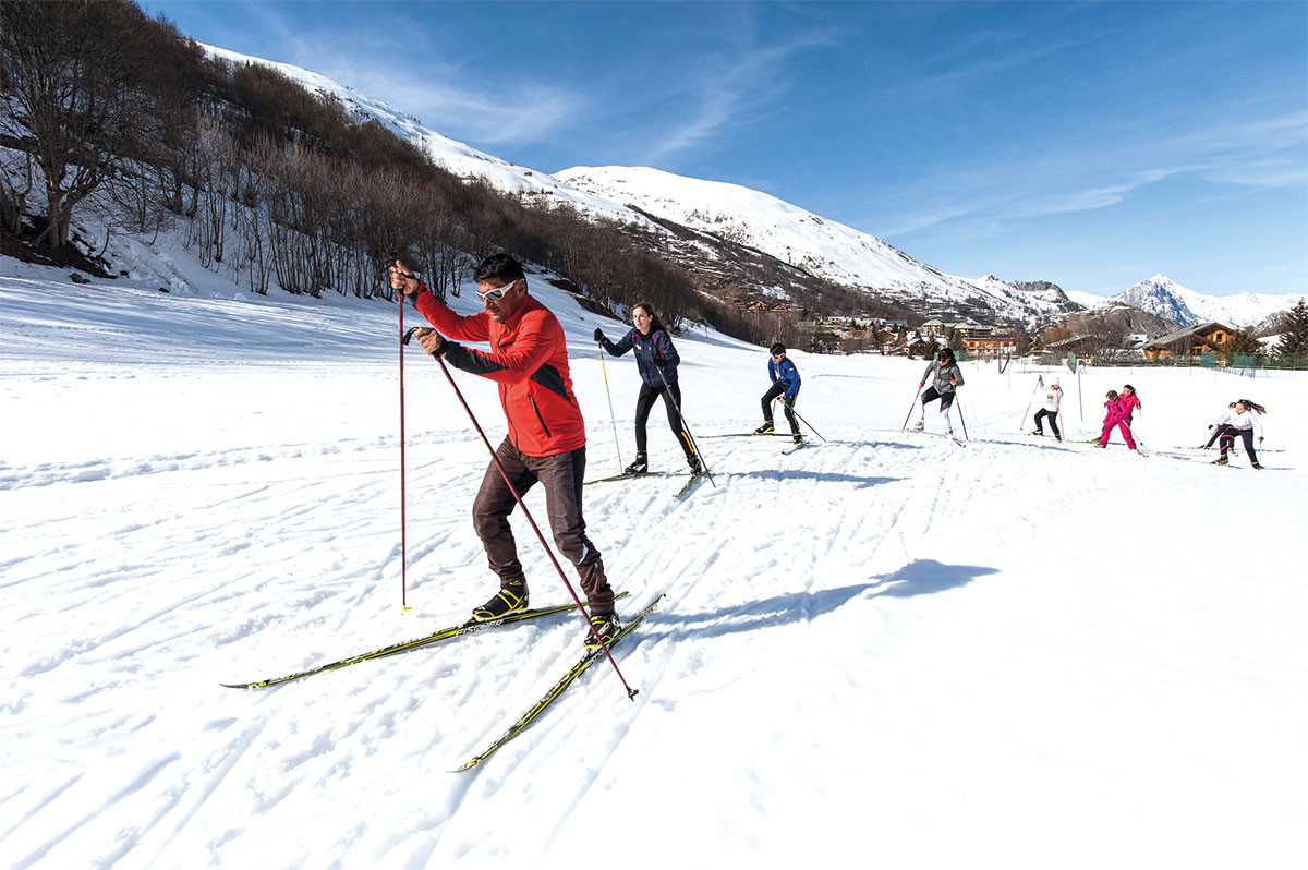 Séance ski de fond avec Nordik Gliss - Valloire Réservations