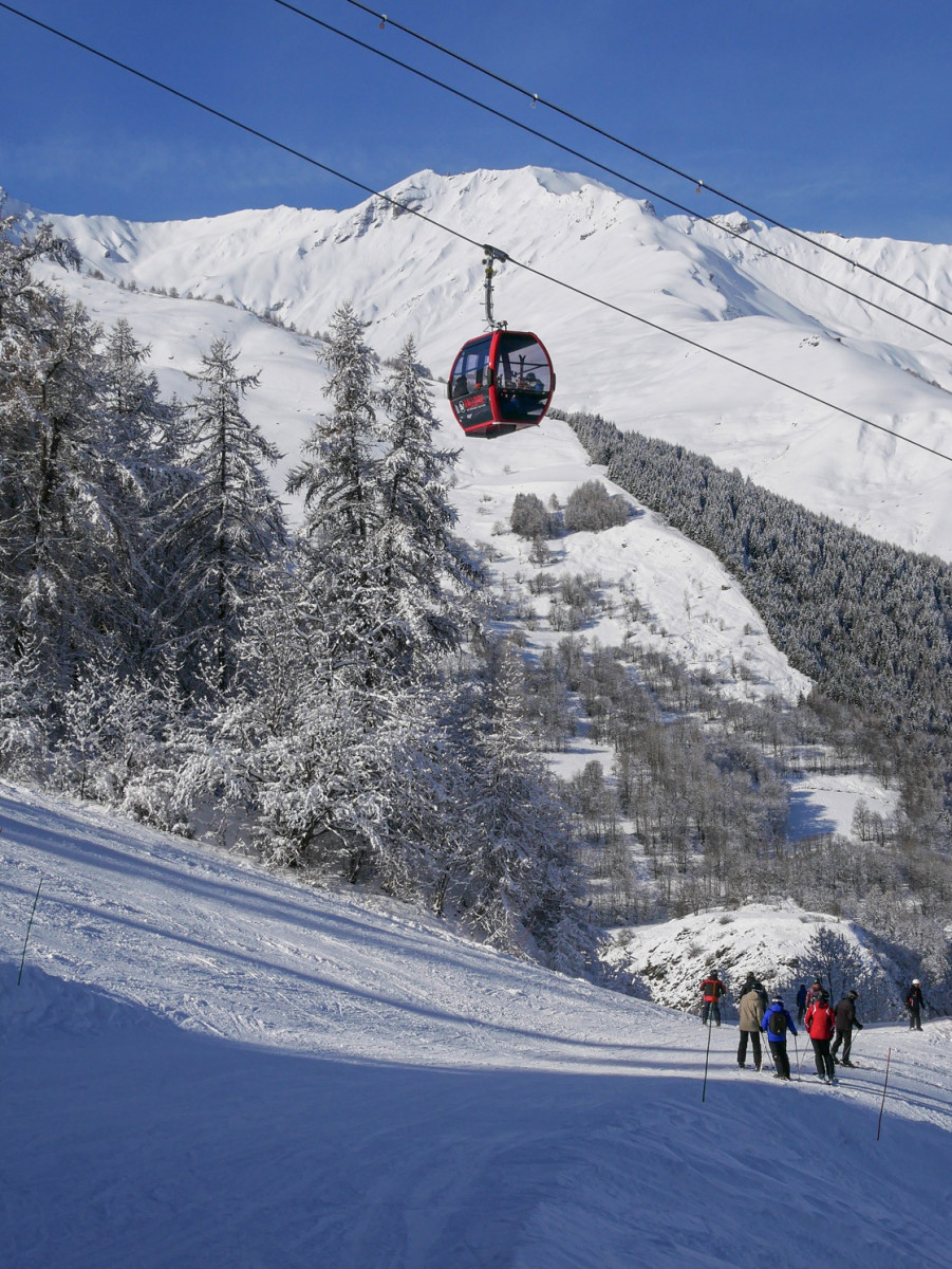 Séjour Ski en Bande Valloire - © X. AURY Séjour Ski en Bande Valloire