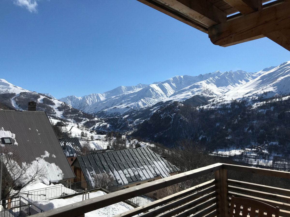 Vue Balcon - Clos Fontaine 10 personnes - Le Col - Valloire