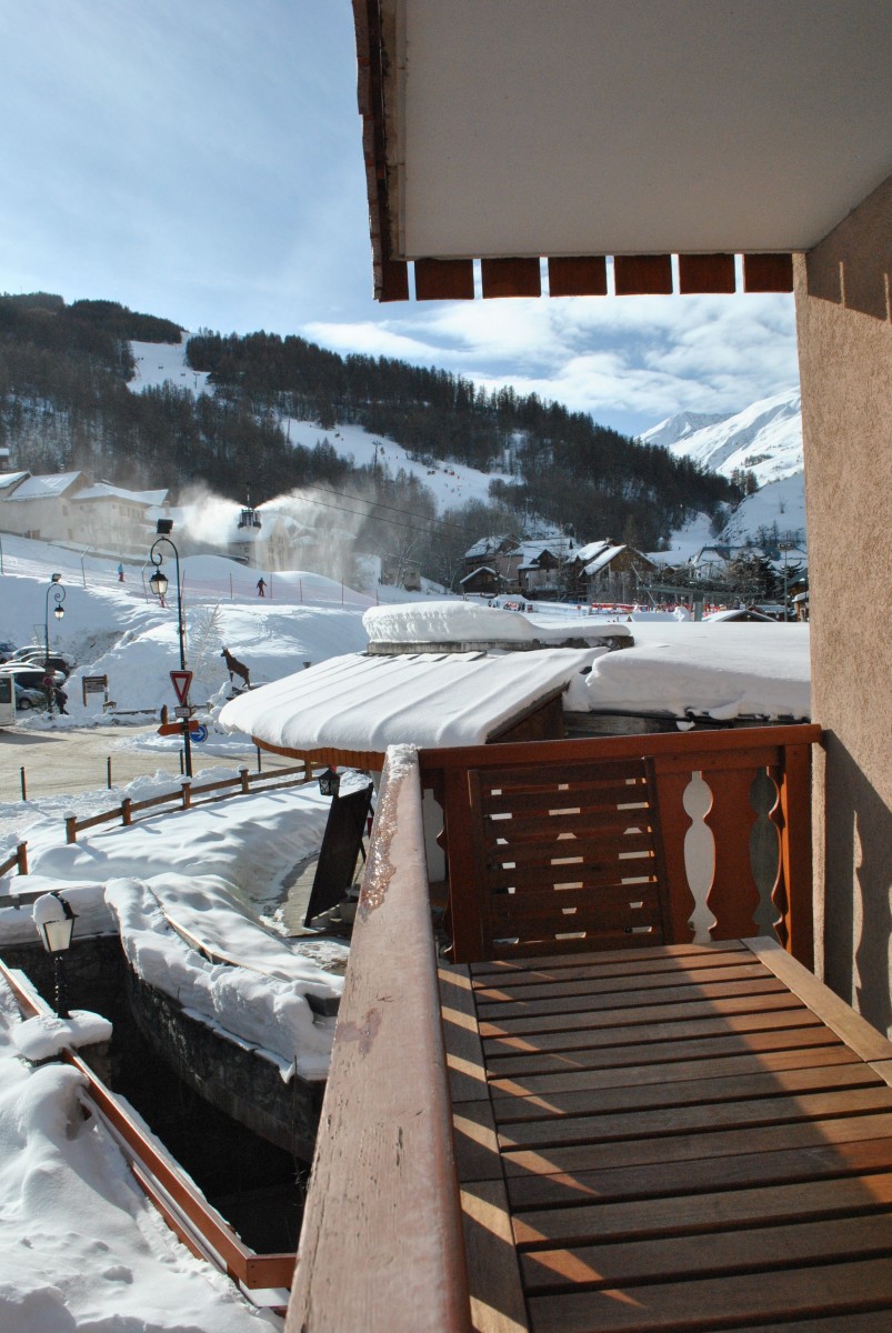 Vue depuis le balcon - RocheChateau n°31 - Valloire Centre