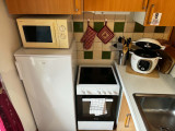COIN CUISINE - MAISON LES MARMOTTES - APPARTEMENT RDC - VALLOIRE LA RUAZ