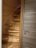 ESCALIER ACCES MEZZANINE - APPARTEMENT ROYAL NEIGE 26 - VALLOIRE CENTRE