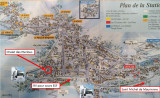 PLAN SITUATION CHALETS LES ETERLOUS - VALLOIRE CENTRE - VALLOIRE RESERVATIONS