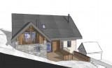 PERSPECTIVE 2 - VUE FACADE SUD - TERRASSES DES CLOTS - VALLOIRE LES CLOTS - VALLOIRE RESERVATIONS