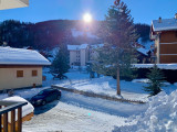 VUE BALCON - APPARTEMENT PRAZ 7 - VALLOIRE CENTRE