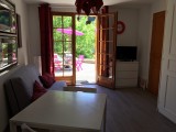 SALON - STUDIO CLOS MARGUERAND CHALET LA POM-POM - LES CLOTS VALLOIRE - VALLOIRE RESERVATIONS