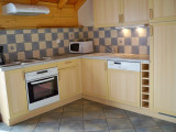 CUISINE - CHALET LA MOULINIERE APPARTEMENT 1 - VALLOIRE LE SERROZ