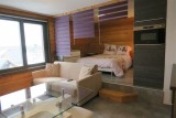 SALON - STUDIO CHALET DU ROCHER SUITE 6 - VALLOIRE CENTRE - VALLOIRE RESERVATIONS