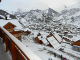 VUE HIVER - APPARTEMENT PENSEE 201 CHALETS DE LA VALLEE D'OR - VALLOIRE LES CHARBONNIERES