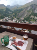 VUE DU BALCON - APPARTEMENT CHALETS DE LA VALLEE D'OR EDELWEISS 100 - LES CHARBONNIERES VALLOIRE