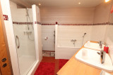 SALLE DE BAINS - APPARTEMENT CHEZ JOSEPH RESIDENCE RAPIN - VALLOIRE CENTRE