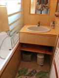 SALLE DE BAIN- STUDIO MEZZANINE BERGERS 109 - VALLOIRE CENTRE