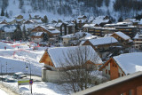 VUE BALCON HIVER - APPARTEMENT LES VALMONTS DAPHNEE 21 - LES CHARBONNIERES VALLOIRE