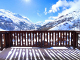 VUE HIVER - STUDIO MEZZANINE LES AROLLES G N°59 - VALLOIRE LES VERNEYS