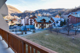 VUE DU BALCON - APPARTEMENT LES CHARDONNETS 5 - VALLOIRE CENTRE