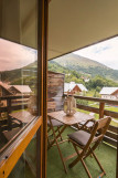 BALCON SALON - CHALETS DU GALIBIER II APPARTEMENT 526 - VALLOIRE LE MOULIN BENJAMIN