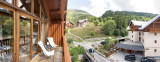 VUE DU BALCON - CHALET DU REGAIN APPARTEMENT 15 - VALLOIRE CENTRE