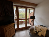 COIN SALON AVEC BALCON - APPARTEMENT CHALETS DU GALIBIER I APPARTEMENT G24 - VALLOIRE MOULIN BENJAMIN