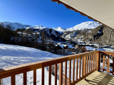 VUE BALCON HIVER - APPARTEMENT ARVETTE N°15 - LE PONTET 