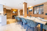 SALLE A MANGER - CHALET ESKIMO - CHOSEAUX VILLE VALLOIRE - VALLOIRE RESERVATIONS