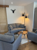 SALON - CHALET LES MARMOTTES - APPARTEMENT RDC - VALLOIRE CENTRE - VALLOIRE RESERVATIONS